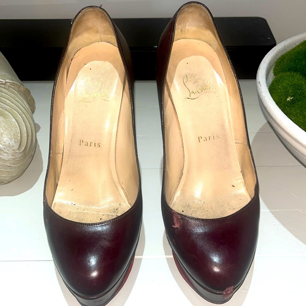 Christian Louboutin Bianca 140 kid platform pumps